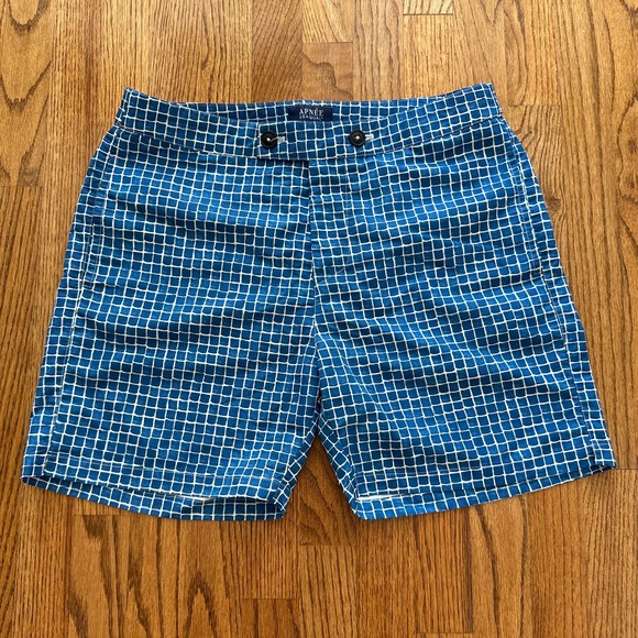 $145 APNEE Seaqual Tile-print swim shorts - Picture 1 of 8